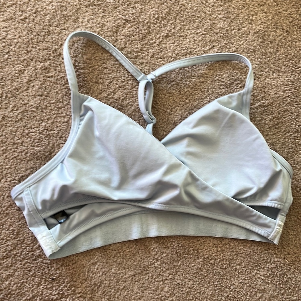 Light blue PINK sport/swim top